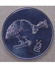 Северная Корея 1/2 чон 2002 Цесарка aUNC арт. 2911-00010